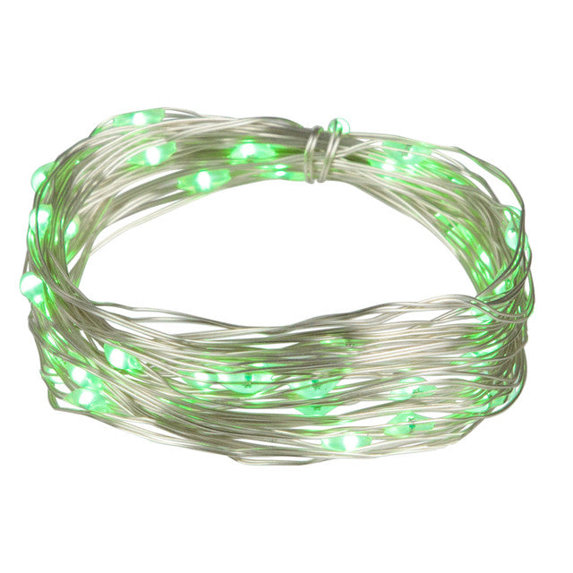 Green 50CT LED Micro Fairy Christmas Lights 16FT