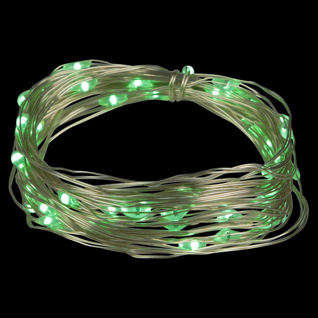 Green 50CT LED Micro Fairy Christmas Lights 16FT