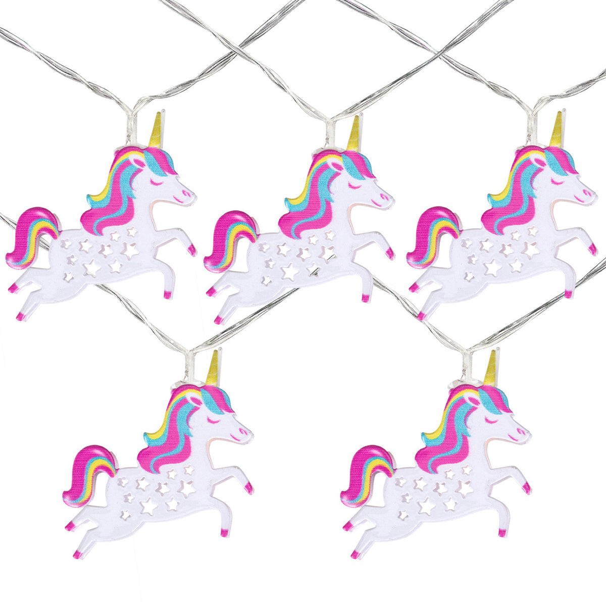 LED Warm White 10 Count Unicorn Mini Lights, 3 FT (Clear Wire)