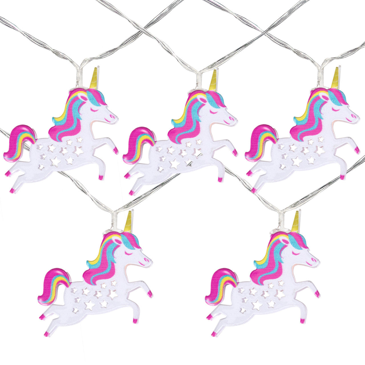 LED Warm White 10 Count Unicorn Mini Lights, 3 FT (Clear Wire)