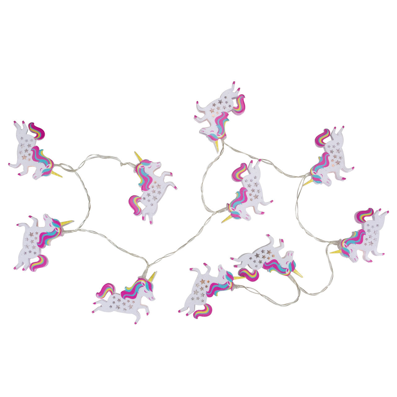 LED Warm White 10 Count Unicorn Mini Lights, 3 FT (Clear Wire)
