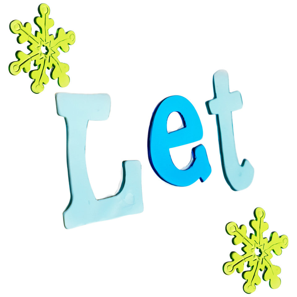 Let It Snow Christmas Gel Window Clings 21-Piece Santa and Snowman Reusable Decorations