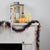 Unlit Jack-O-Lantern Halloween Tinsel Garland 50'