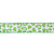 St Patricks Day Shamrock Wired Spring Craft Ribbon 2.5" x 10 Yards