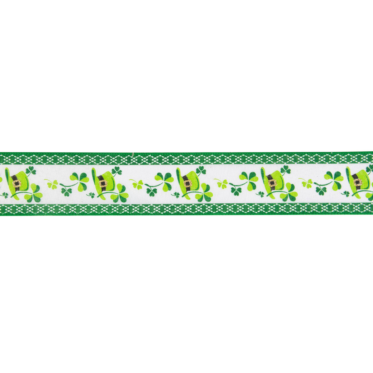 St Patricks Day Craft Ribbon Festive Shamrock Hat Design