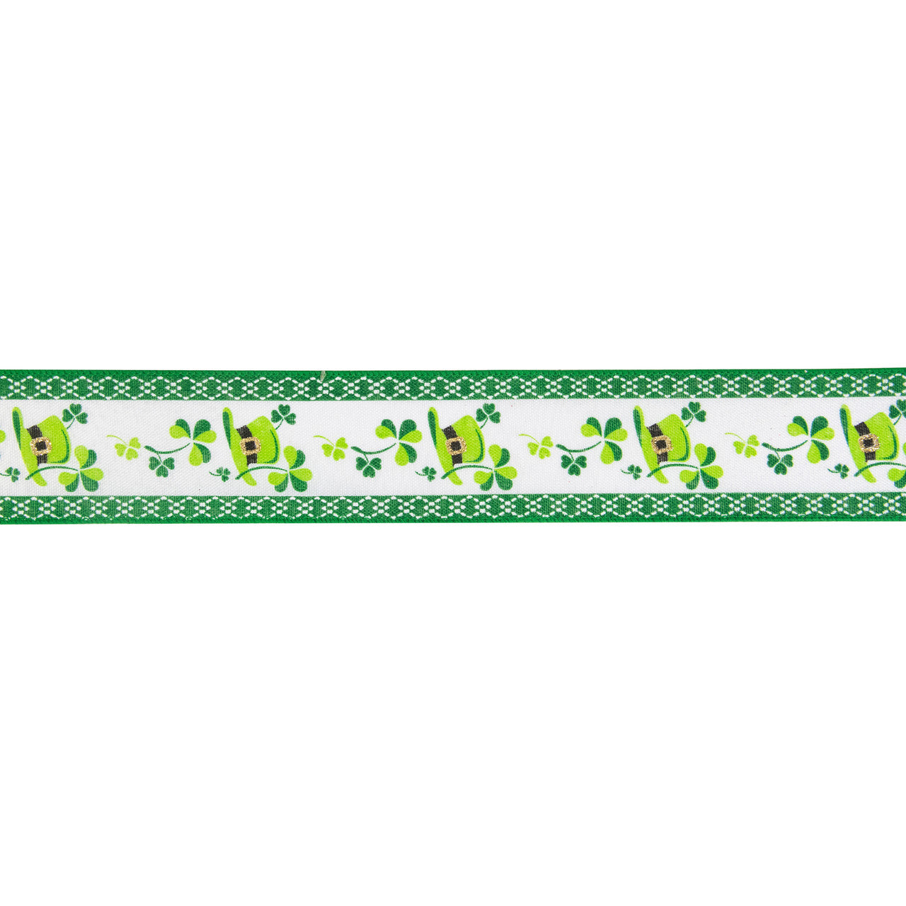 St Patricks Day Craft Ribbon Festive Shamrock Hat Design