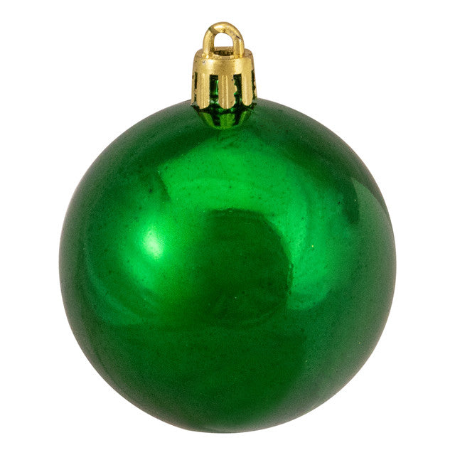 Green Shatterproof Christmas Balls 24CT for St Patrick's Day Decoration