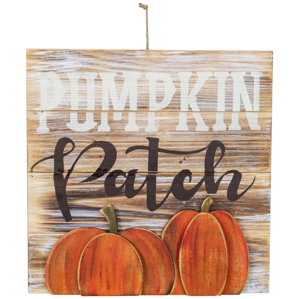 Wooden Farmhouse Style Fall Harvest 12 Inch Wall Decor