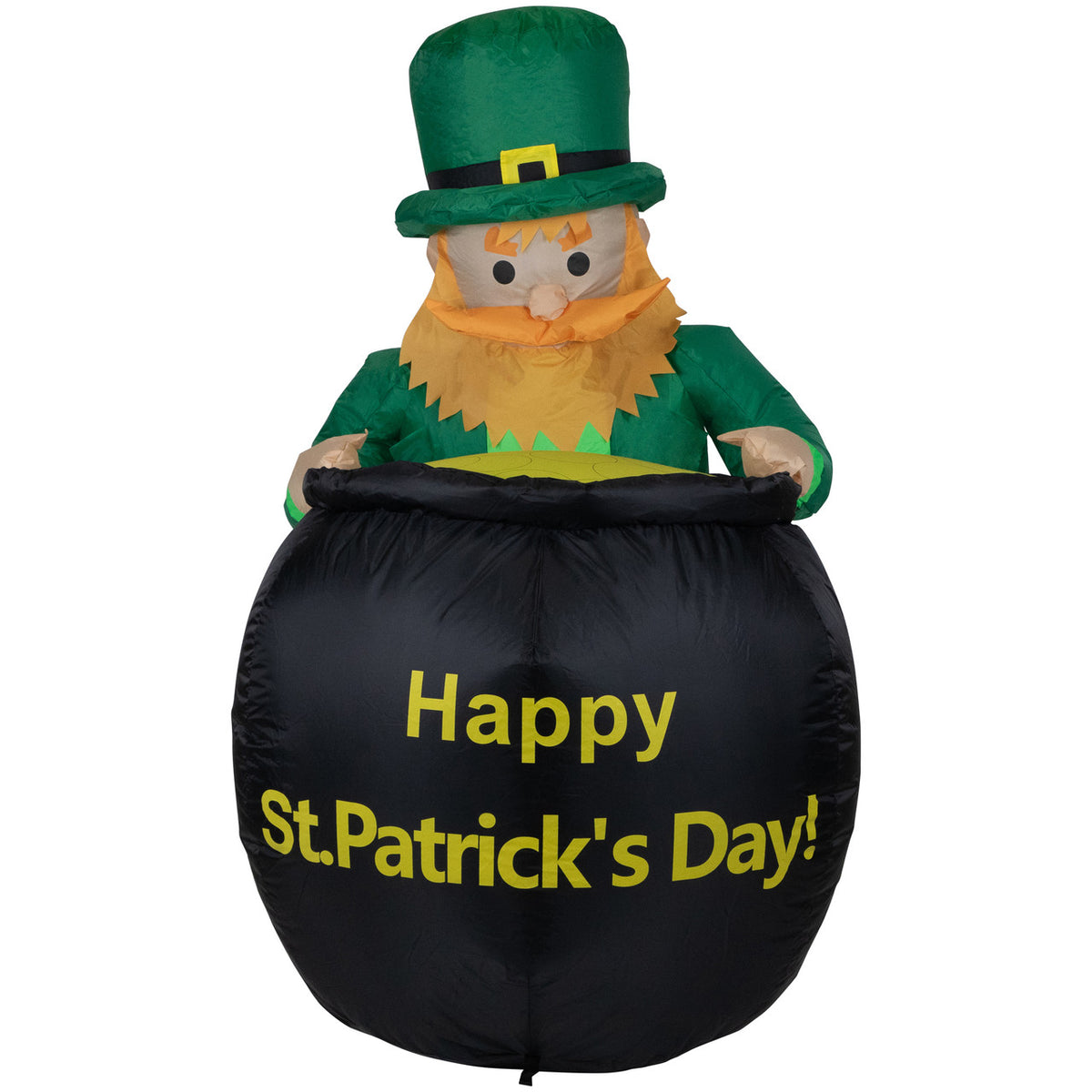 Lighted Leprechaun Yard Decoration 4&#39; for St. Patrick&#39;s Day