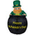 Lighted Leprechaun Yard Decoration 4' for St. Patrick's Day