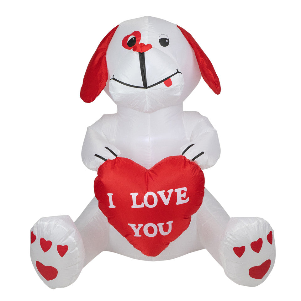 LED Lighted Inflatable Doggie 4FT for Valentine's Day Outdoor Decoration