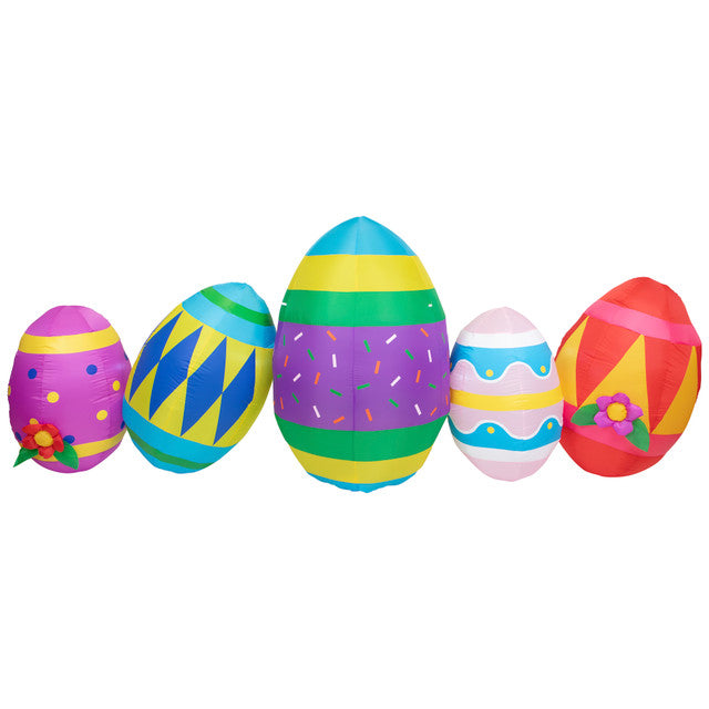Inflatable Lighted Easter Eggs 10' for Outdoor Display