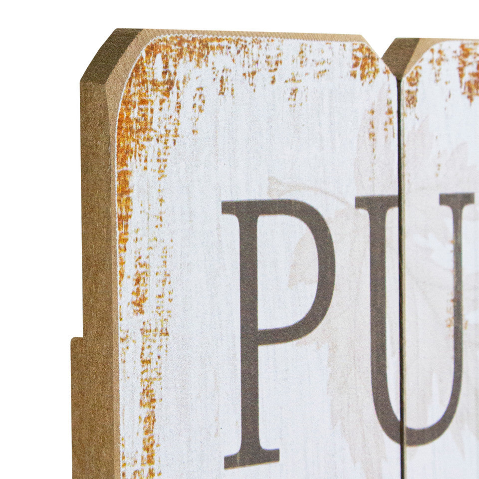 Wooden Pumpkin Spice Everything Nice Fall Wall Sign Rustic Autumn Decor