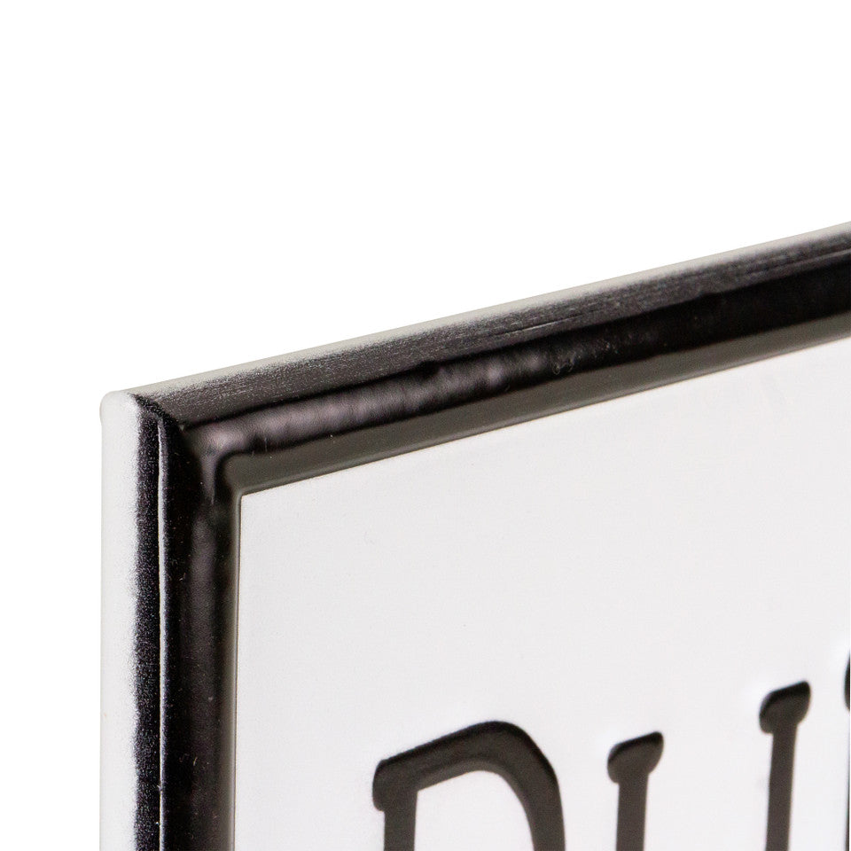 Rustic Metal Fall Wall Decor 31.5&quot; Embossed Pumpkin Patch Harvest Sign