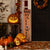 Halloween Decor 36" Orange Wood with Spider Wall Sign