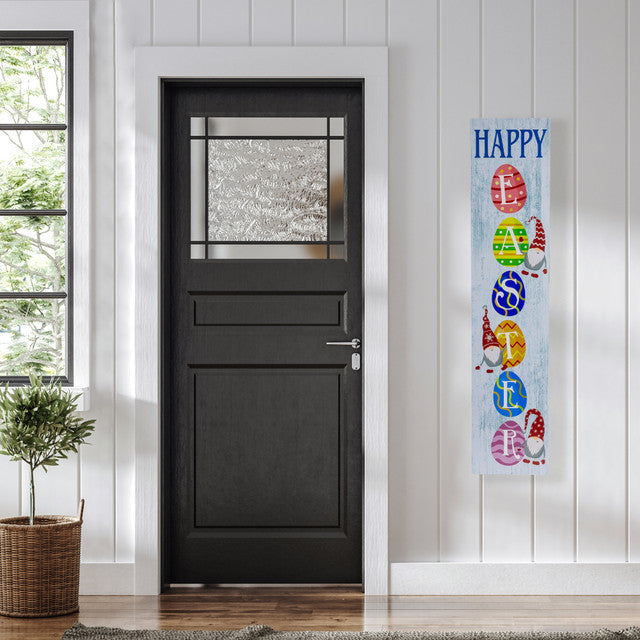 Gnome Happy Easter Porch Board Sign 35.75&quot;