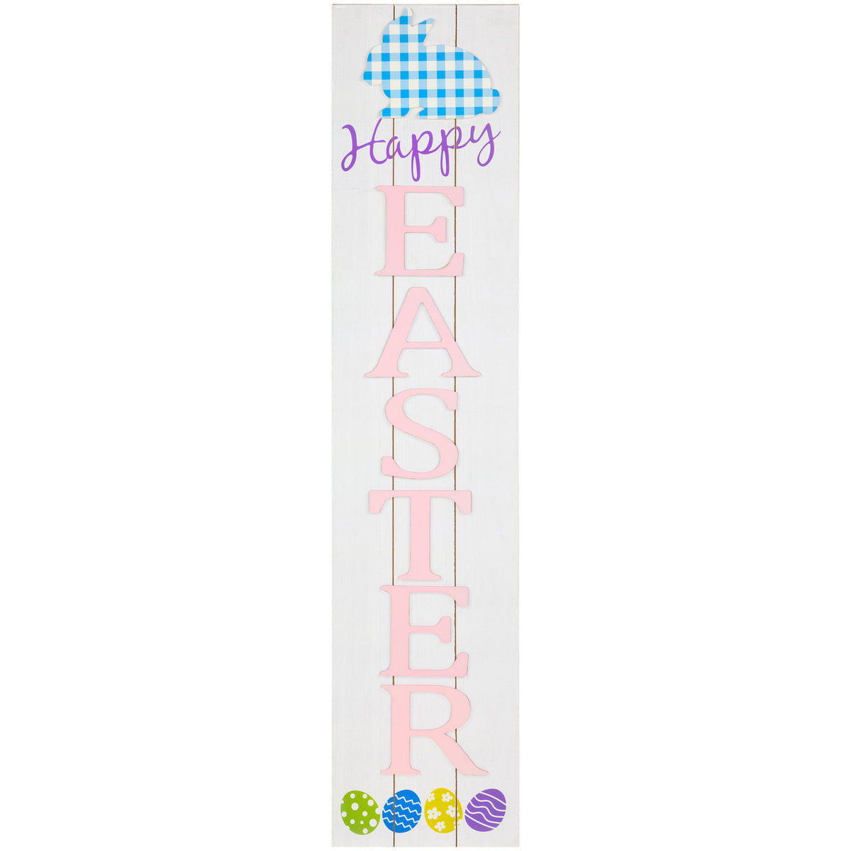 Wooden Happy Easter Sign for Front Porch 36&quot;