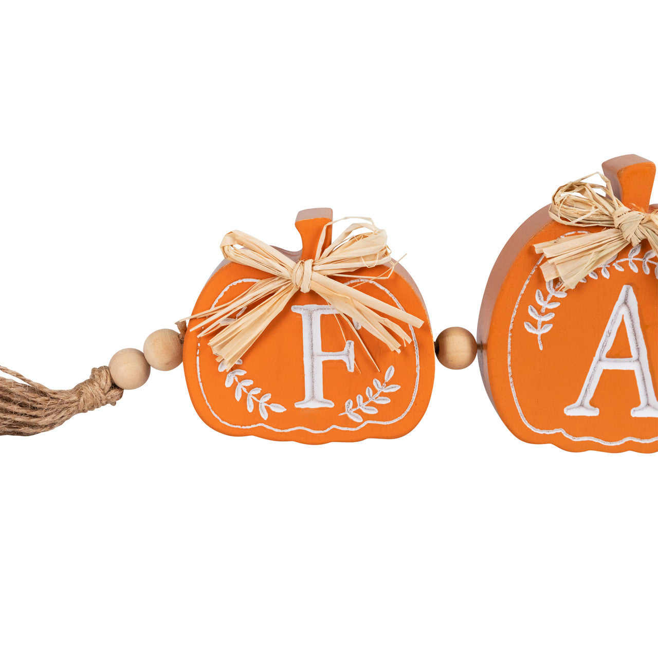 Wooden Mini Pumpkins Autumn Sign 22 Inch Fall Harvest Farmhouse Decor