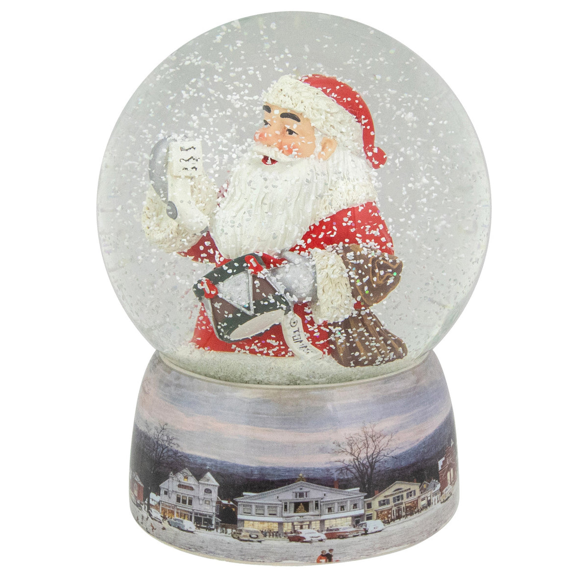 Christmas Snow Globe 6.5&quot; Norman Rockwell &#39;A Drum For Tommy&#39;