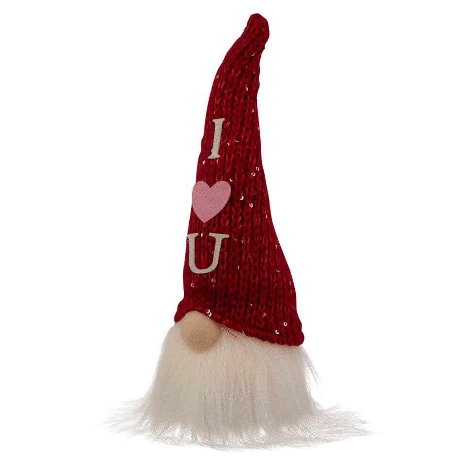 LED Lighted Valentine&#39;s Day Gnome 11.5&quot;