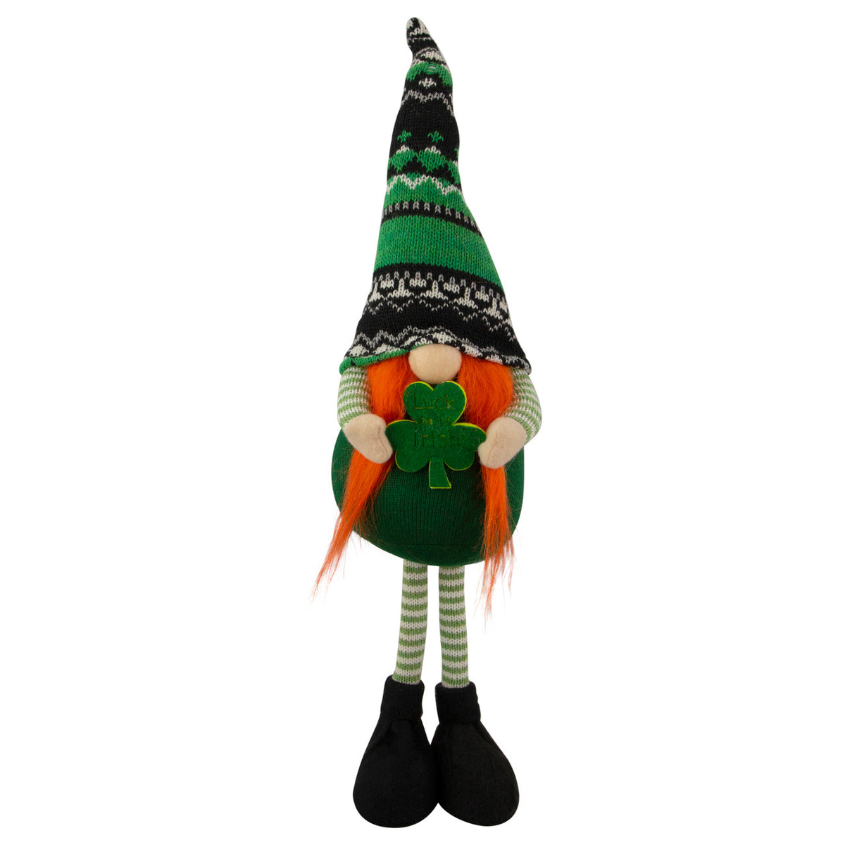Leprechaun Girl Gnome Standing 19&quot; St Patrick&#39;s Day Figure
