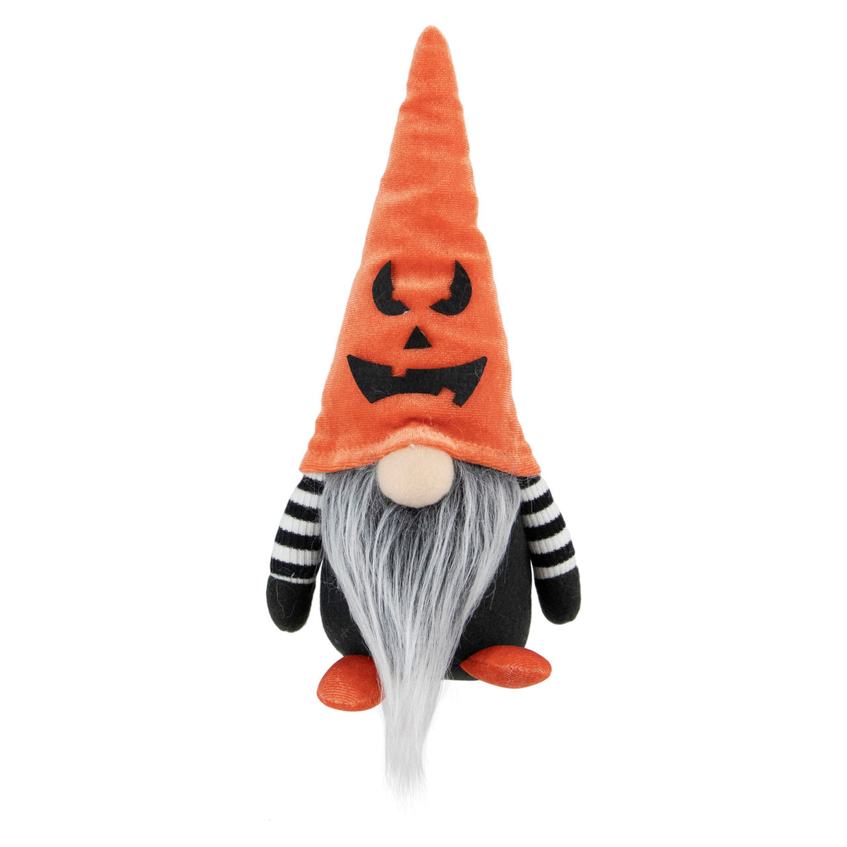 Spooky Jack-O&#39;-Lantern Hat Halloween Gnome 9.75-Inch