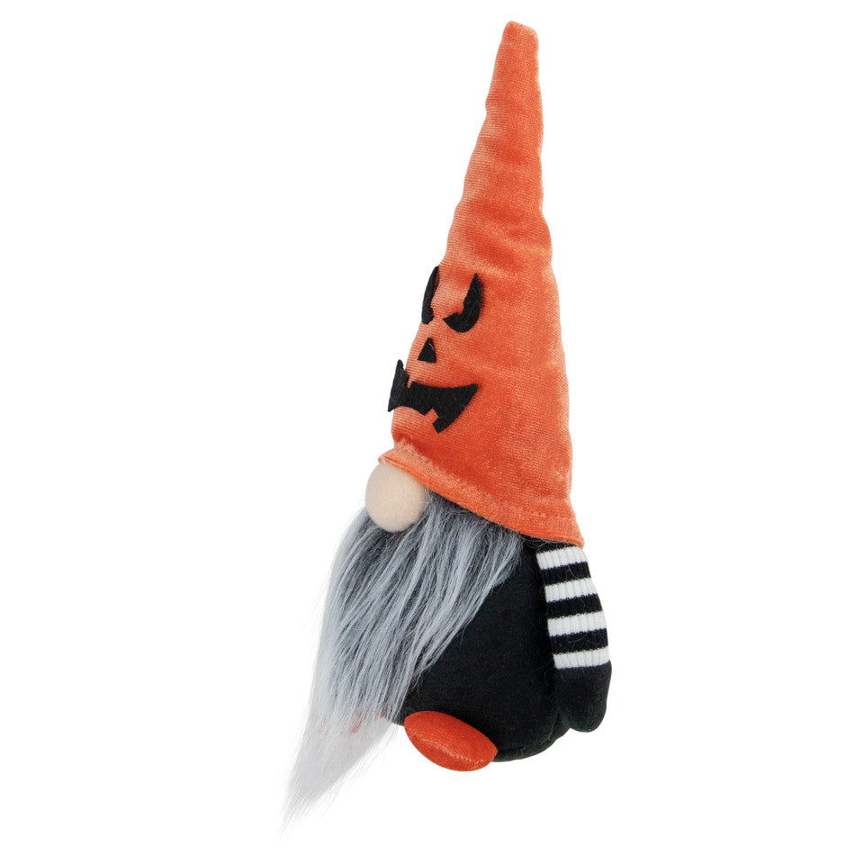 Spooky Jack-O&#39;-Lantern Hat Halloween Gnome 9.75-Inch