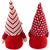 Plush "I Heart U" Valentine's Day Gnomes 12" Set of 2