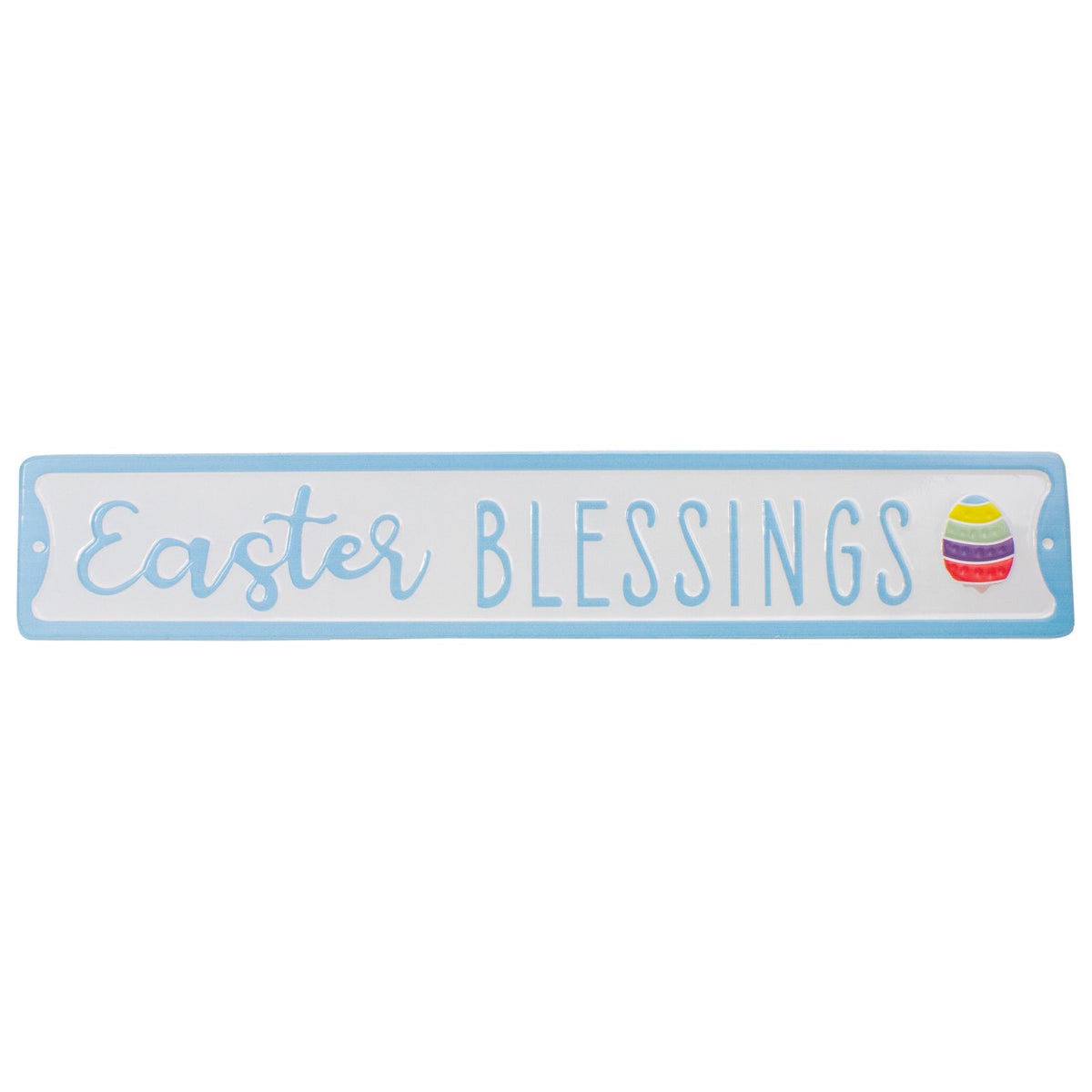 Metal Easter Blessings Wall Sign Decorative 20.25&quot;