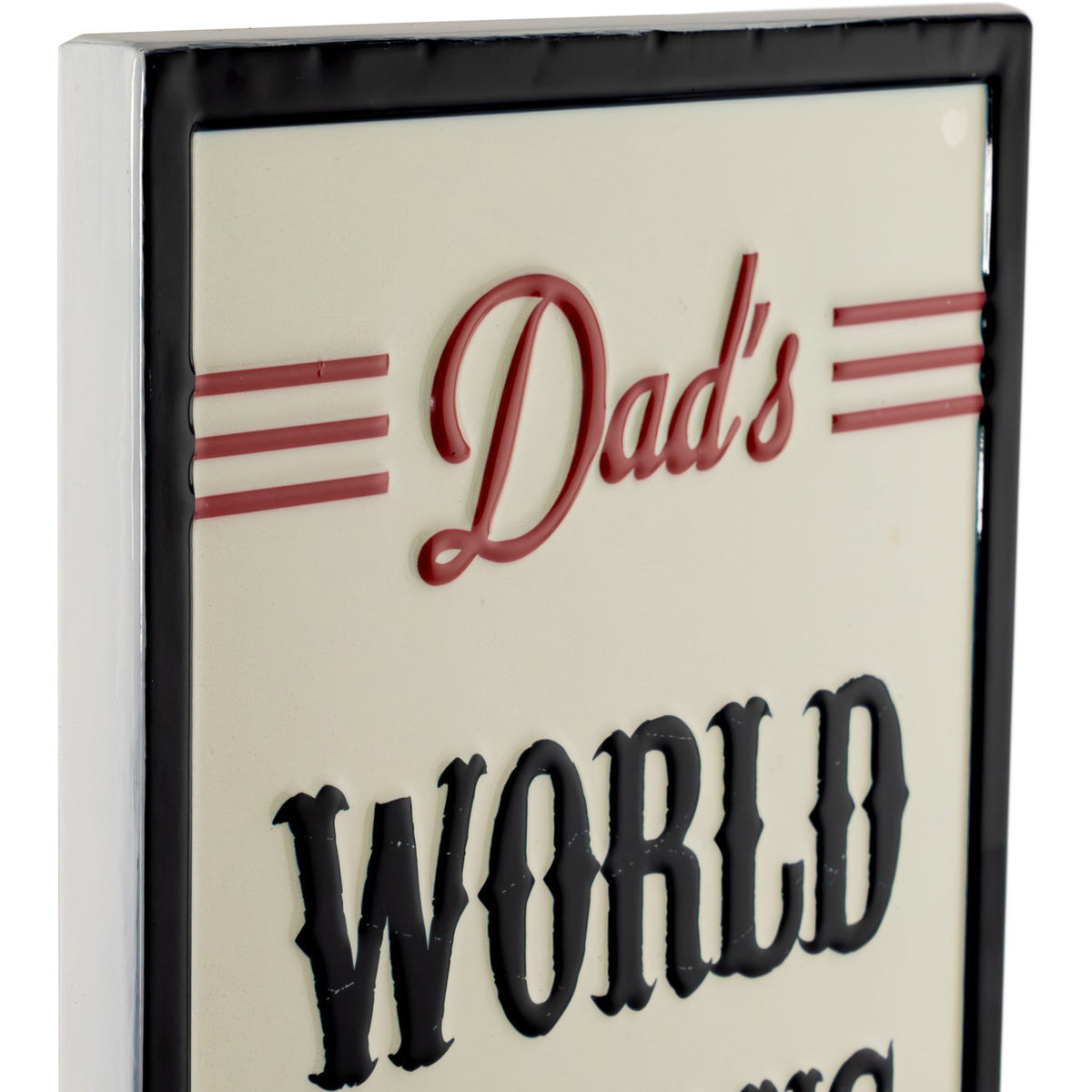 Dad&#39;s World Famous BBQ Metal Sign 23&quot; Wall Decor