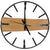 Farmhouse Style Metal Frame Wall Clock 15.75"