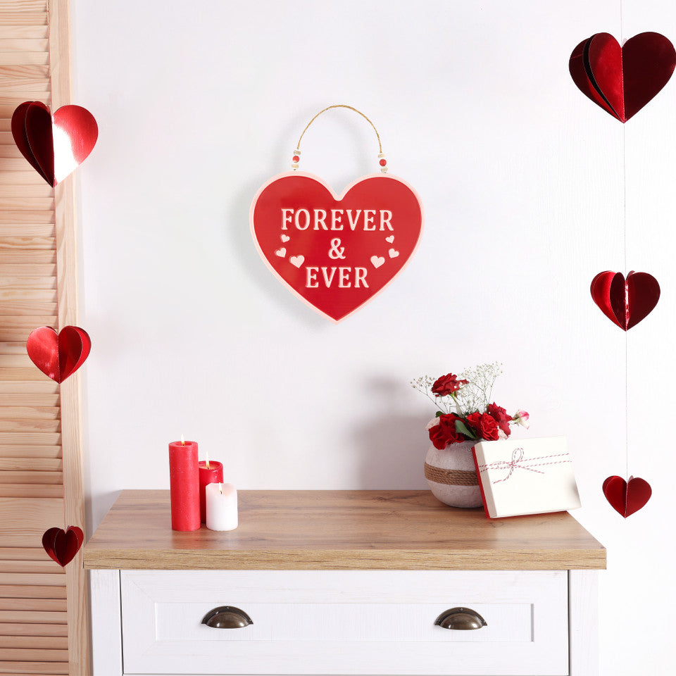Forever and Ever Valentine&#39;s Day Wall Decoration 13.75&quot;