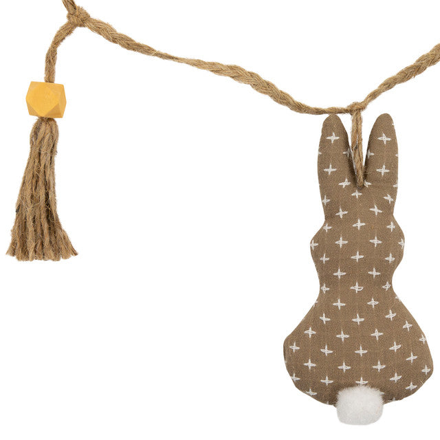 Carrots Bunnies Plush Easter Garland for Easter Decoration