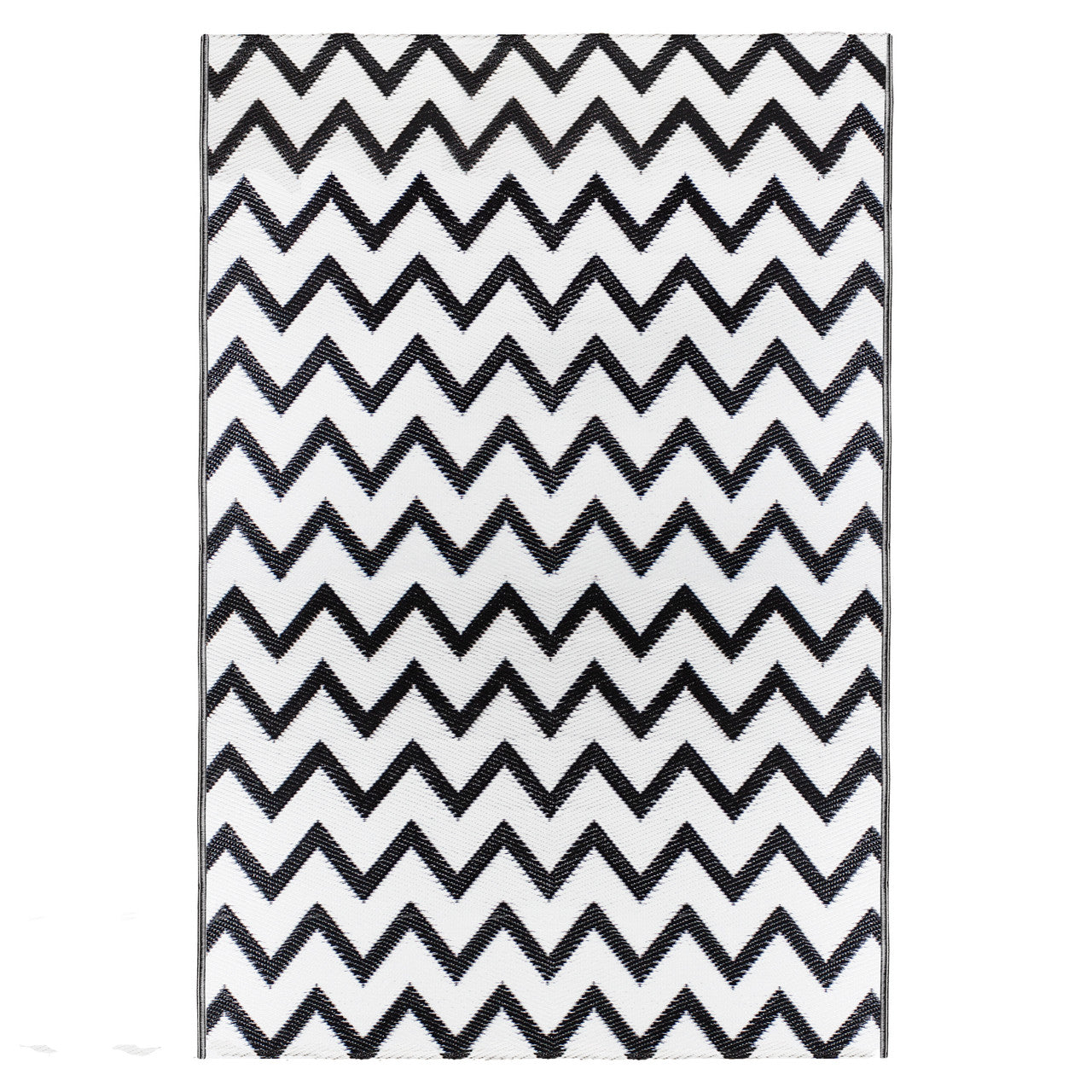 Chevron Design Indoor Outdoor Rug 4' x 6'