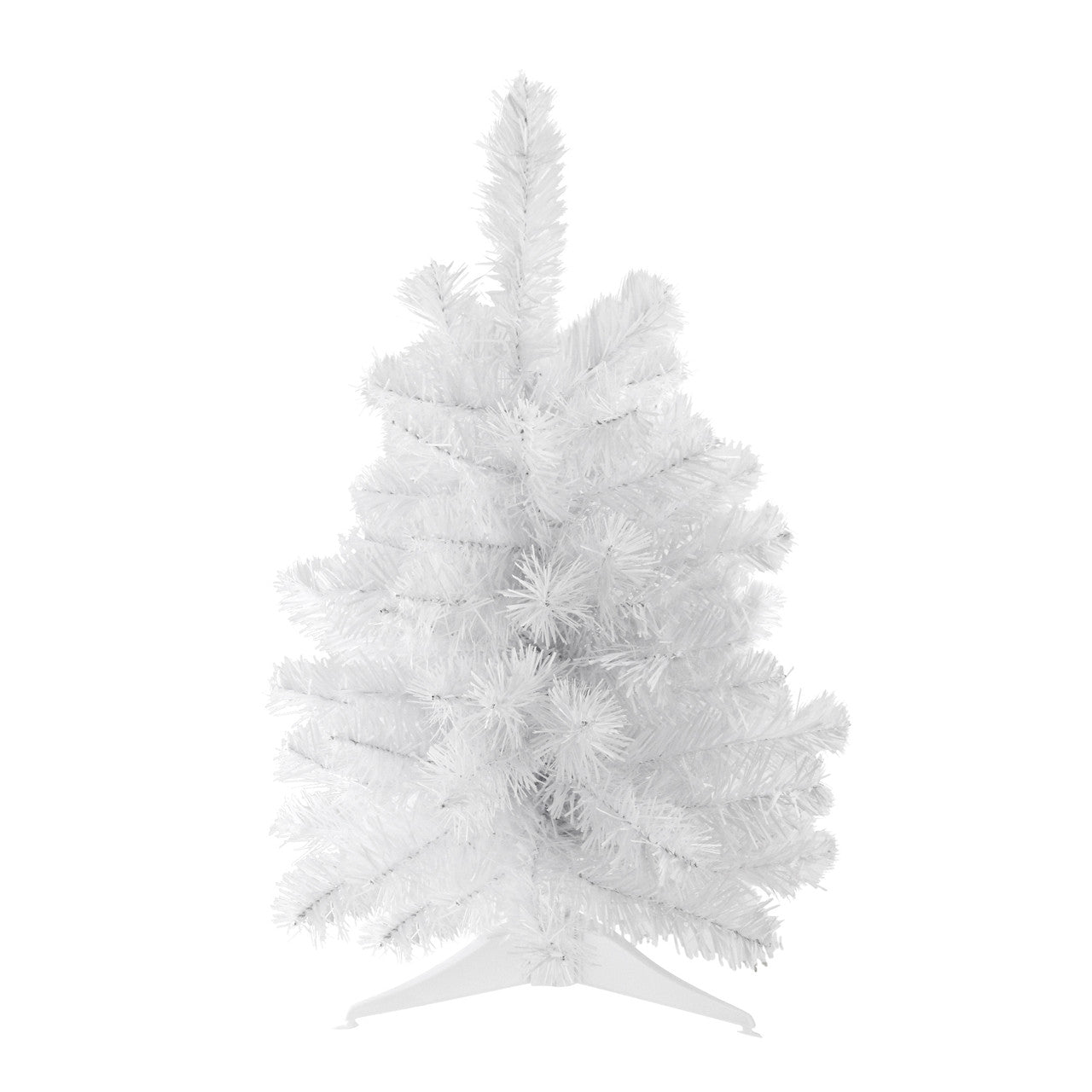 Snow White Pine Artificial Christmas Tree Unlit 18 Inch