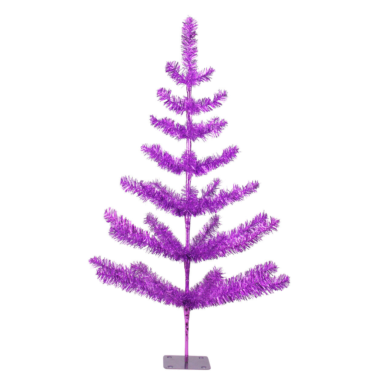 Purple Tinsel Twig Christmas Tree 3FT Medium Tree