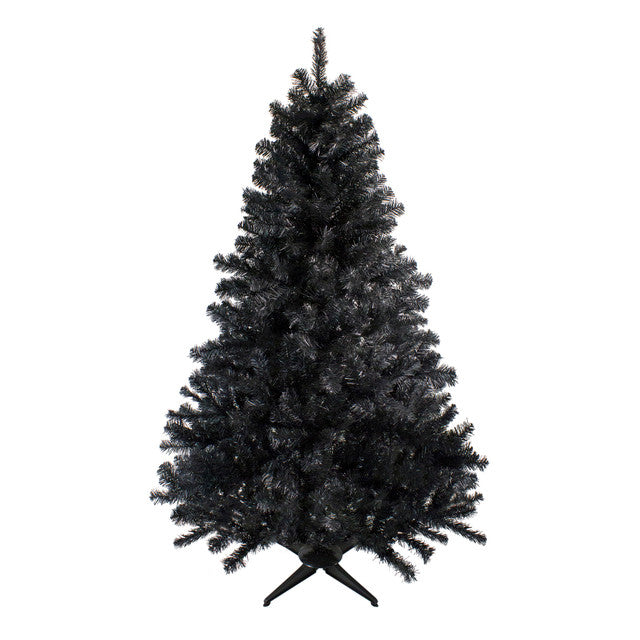 Artificial 6' Halloween Tree Black Colorado Spruce - Unlit