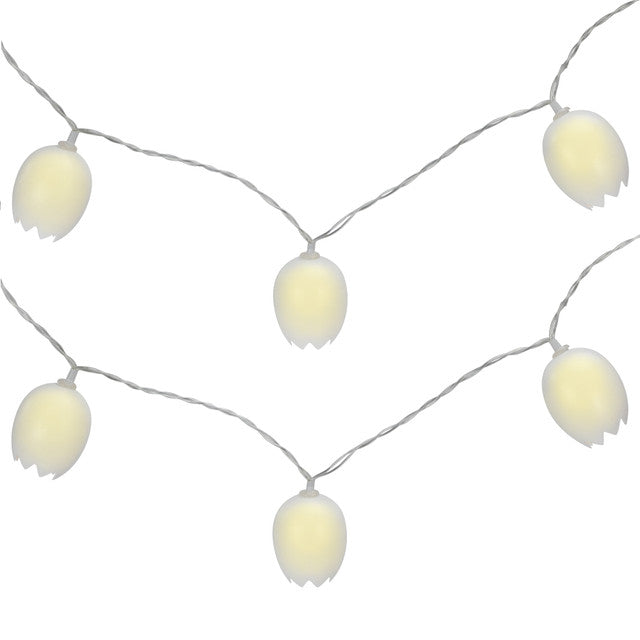 Easter Egg String Lights 10 Count LED Clear Wire 4.5ft
