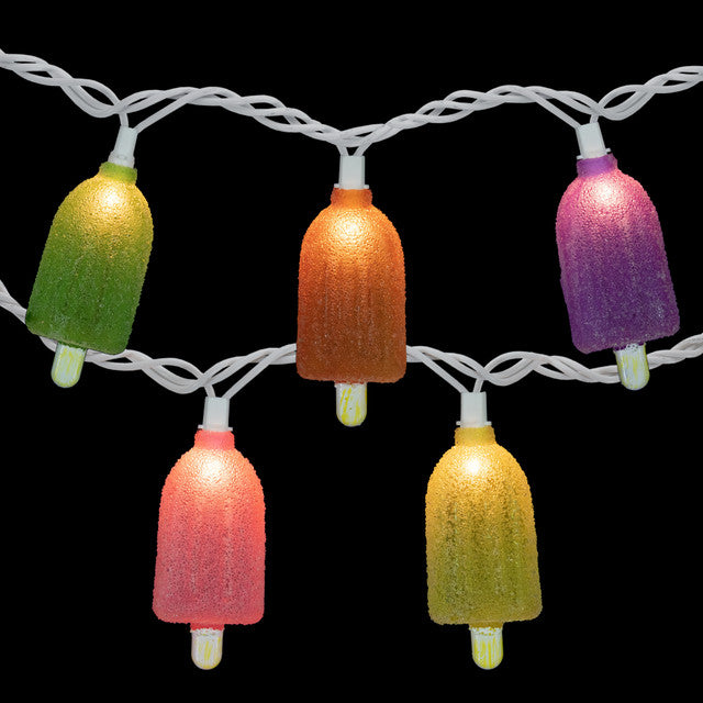 Colorful Ice Pop String Lights 7.25FT for Outdoor Decor