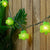 St Patrick's Day String Lights 10CT Green Irish Shamrock, 7.25ft Green Wire