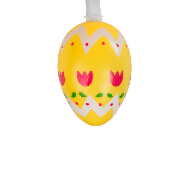 Pastel Easter Egg Lights 10 Count String Set 7.25ft White Wire