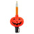 Halloween Bubble Light Set of 10 (9 ft, Black Wire)