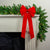 10-Loop Velveteen Christmas Bow Decoration