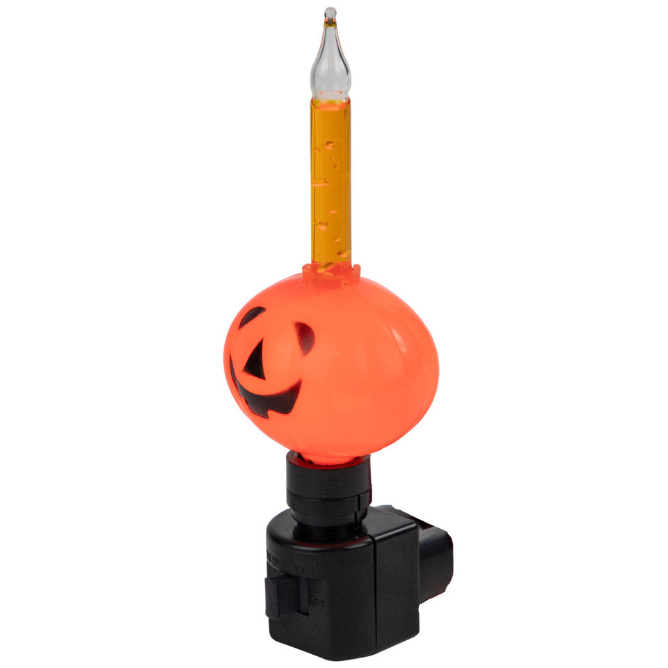 Pumpkin Jack-O-Lantern Bubble Night Light