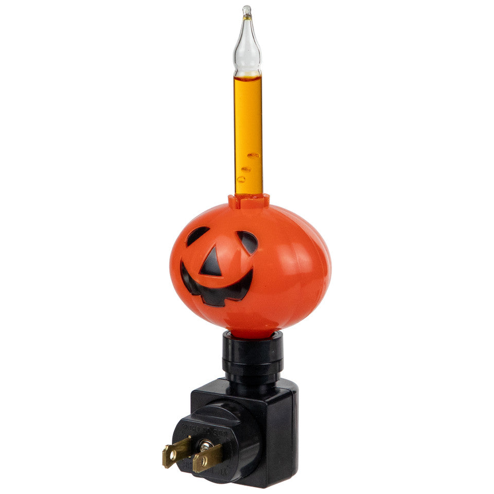 Pumpkin Jack-O-Lantern Bubble Night Light