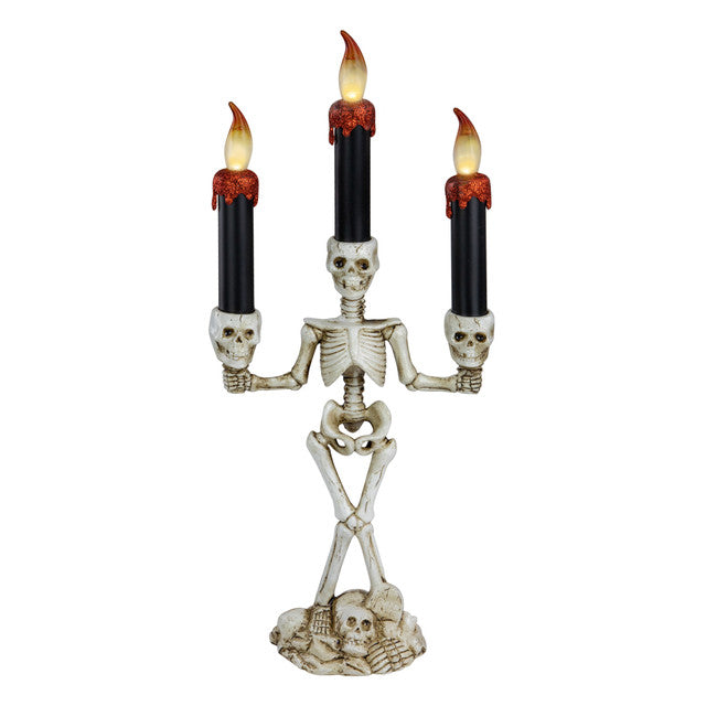 Halloween Dripping 14.5" Skeleton Candle Decoration