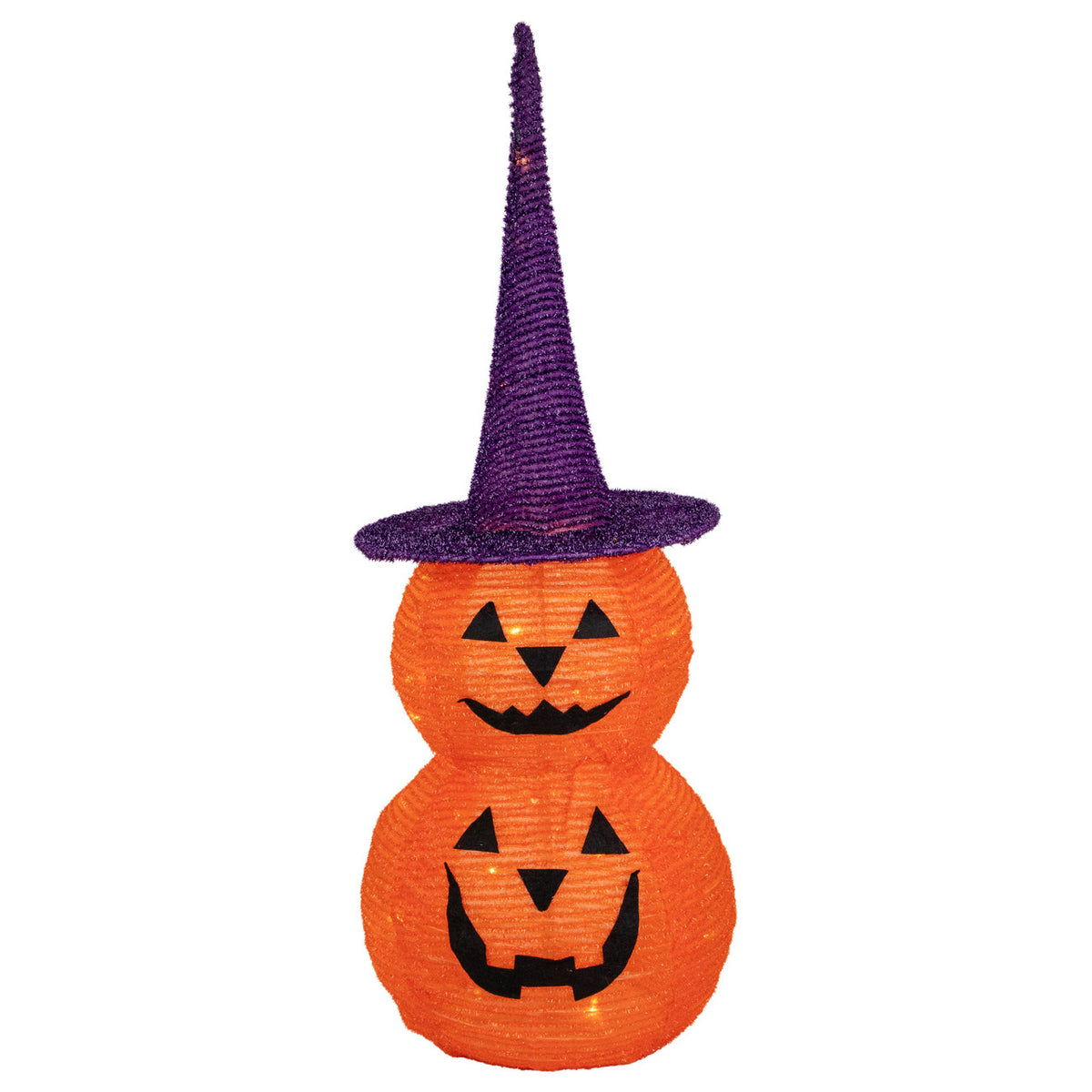 Halloween Stacked Jack-O-Lanterns 30&quot; Pop Up Lighted
