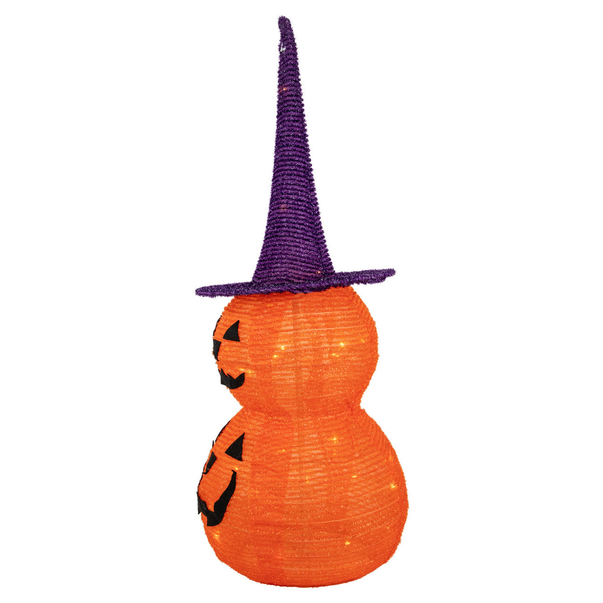 Halloween Stacked Jack-O-Lanterns 30&quot; Pop Up Lighted