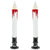 Dripping Blood LED Taper Candles with Timer (2-Pack)
