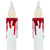 Dripping Blood LED Taper Candles with Timer (2-Pack)